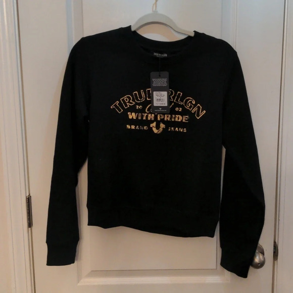 True Religion TRUE LOGO SWEATSHIRT - Picture 1 of 8